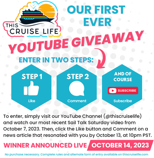 First Ever This Cruise Life YouTube Giveaway!