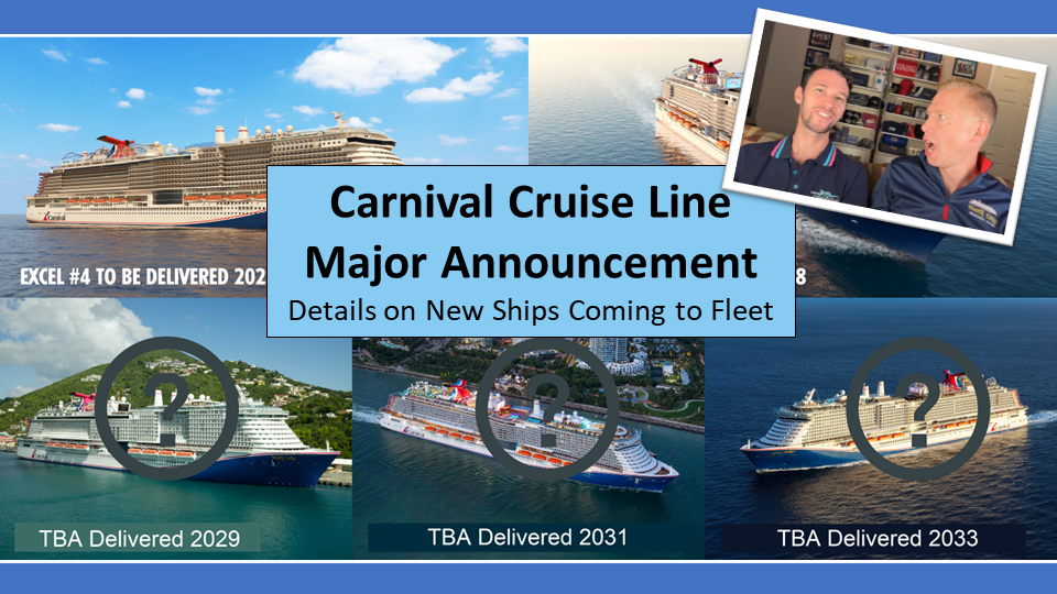 Carnival Cruise Line Major Announcement